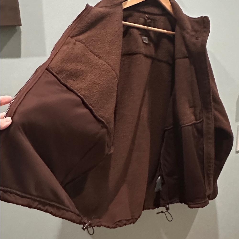THE NORTH FACE X SKIMS 1995 RETRO DENALI FLEECE JACKET in brown. Size Large. - Picture 4 of 7